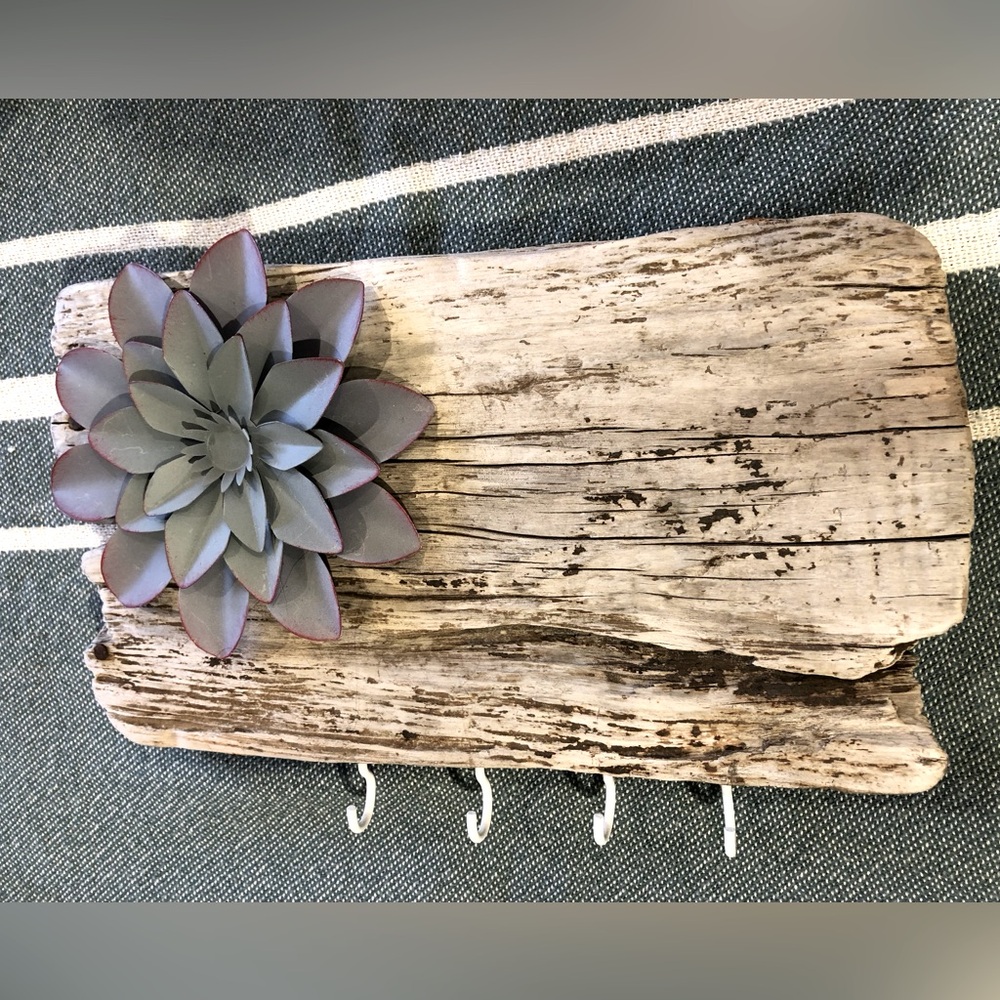 Hand made driftwood wall hanger
